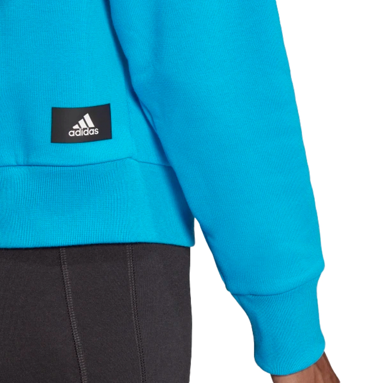 Jacheta Adidas W FI FF HOODIE XS Albastru deschis Femei photo 2